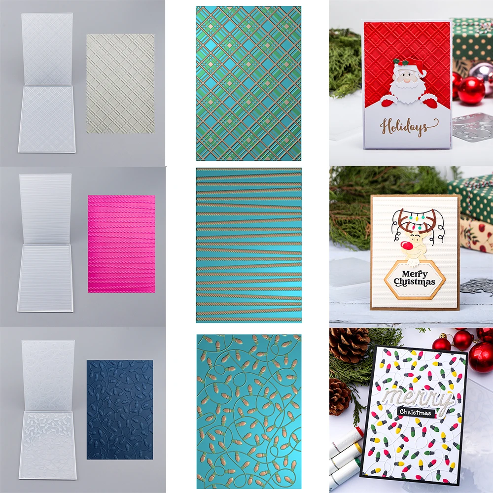 Christmas Throw Blanket - Argyle Plaid Holiday Lights All Wrapped