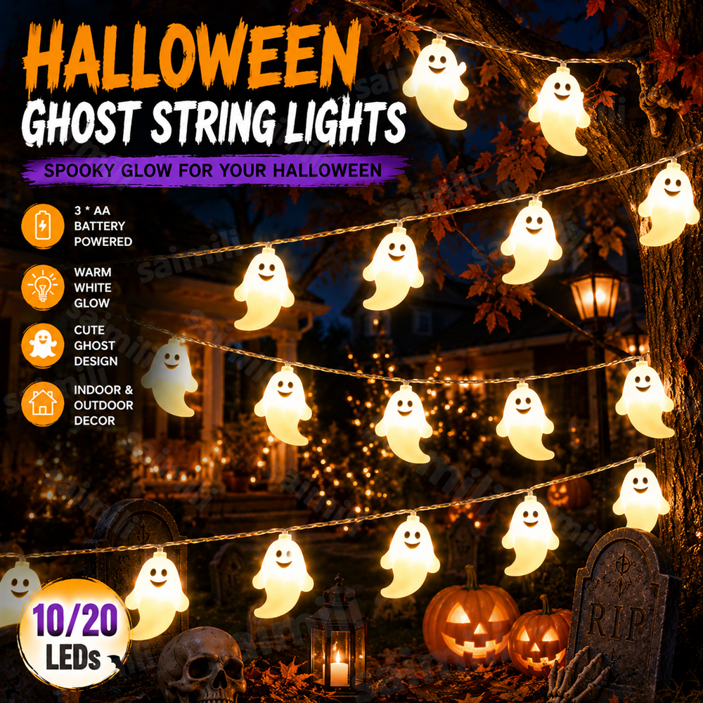 Battery Ghost LED String Light - Led Fairy String Lights recensie en prijs