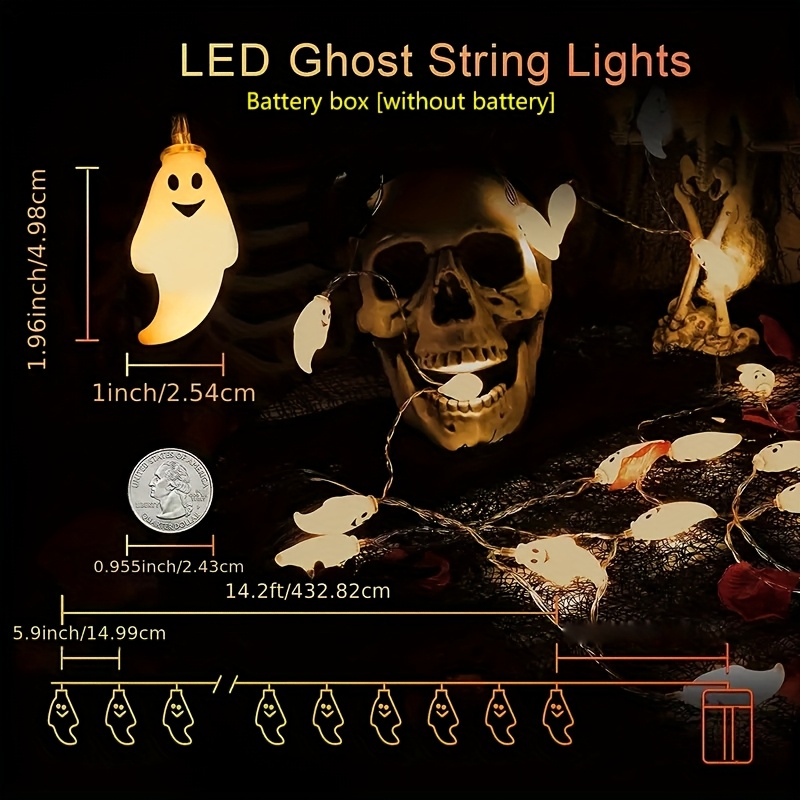 Battery Ghost LED String Light - Led Fairy String Lights recensie en prijs