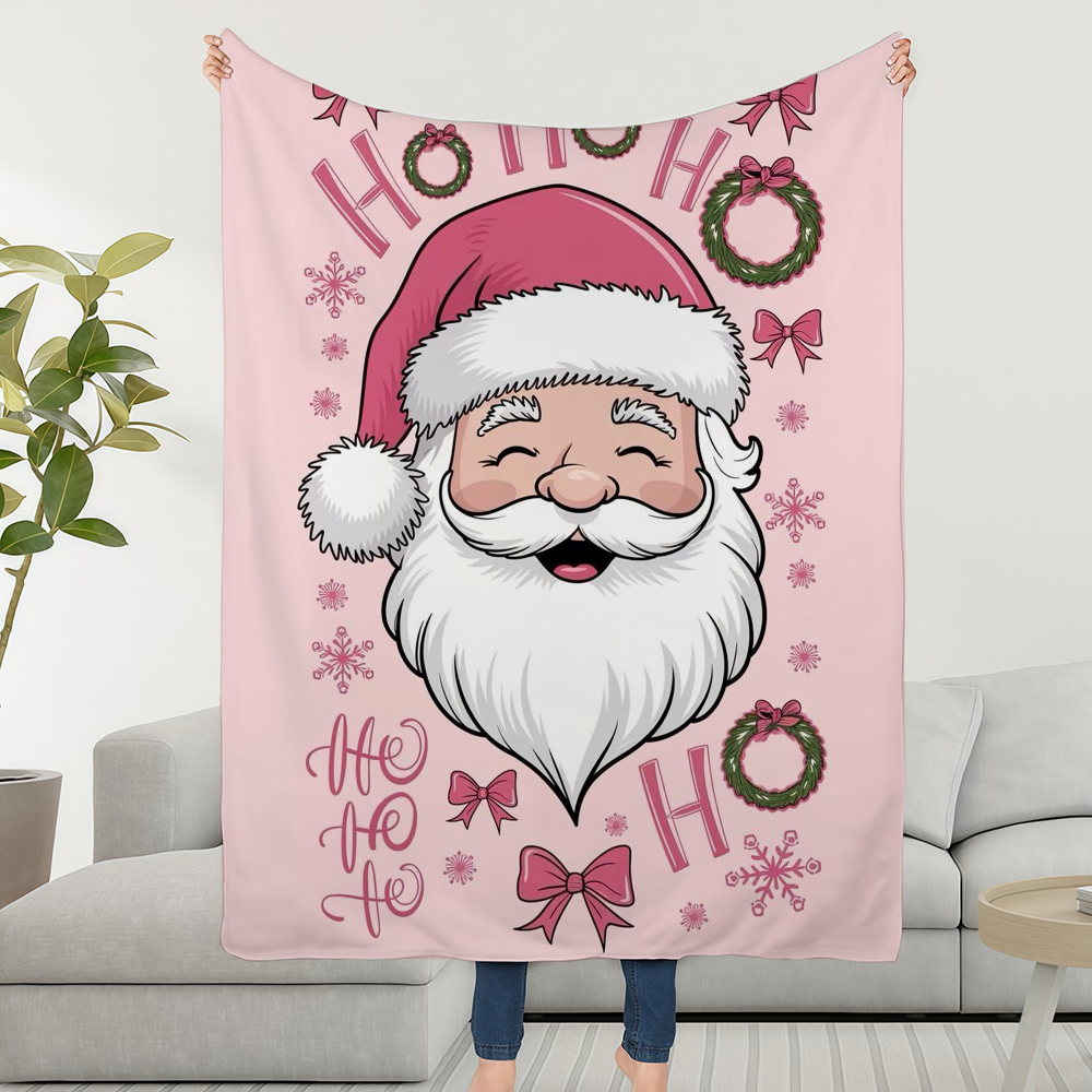 Pink Christmas Blanket Throw S - Christmas Throw Blanket recensie en prijs