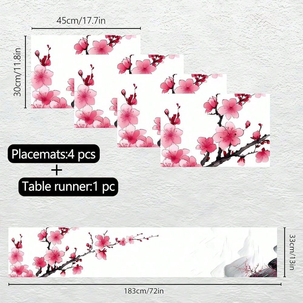 Cherry Blossom Table Runner An - Christmas Table Runner recensie en prijs
