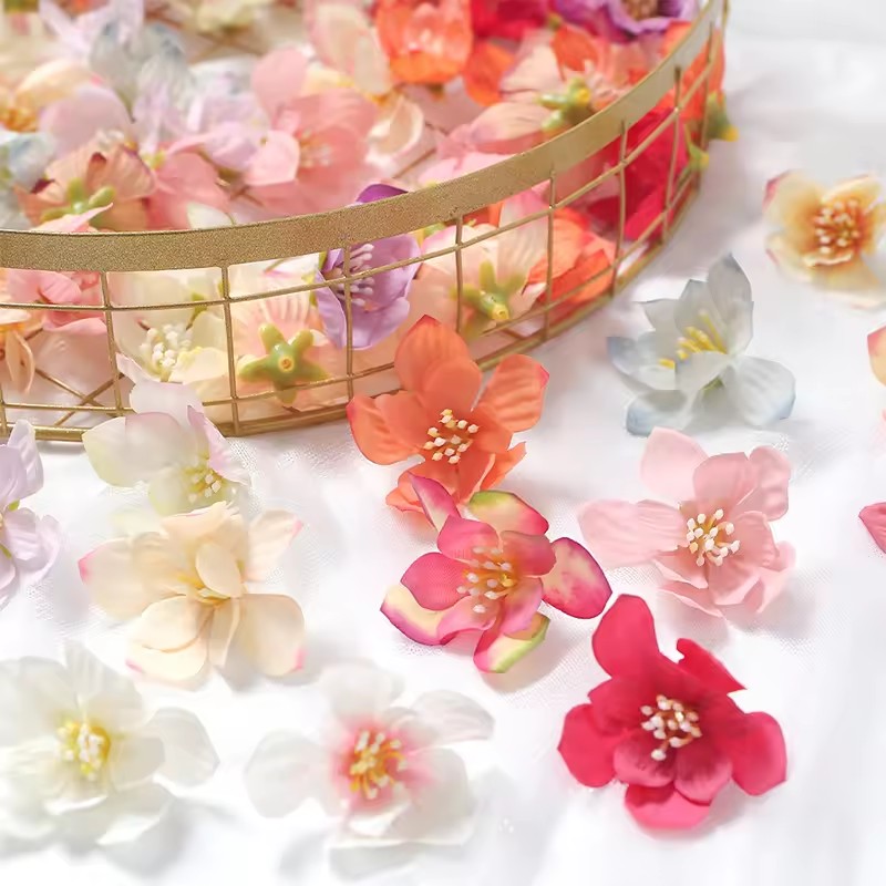 50Pcs 5cm Artificial Rose Flow - Christmas Wreath Fake recensie en prijs