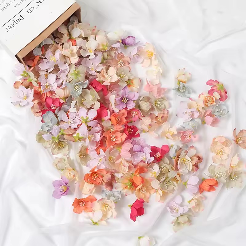 50Pcs 5cm Artificial Rose Flow - Christmas Wreath Fake recensie en prijs