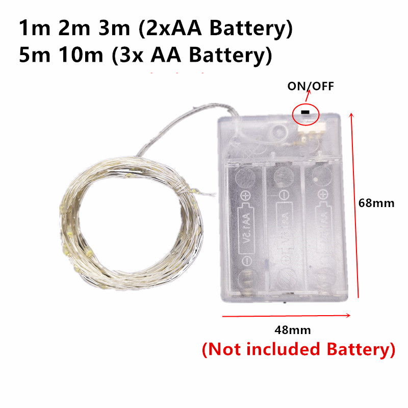 10M 5M 3M 2M Copper Wire LED T - Led Fairy String Lights recensie en prijs