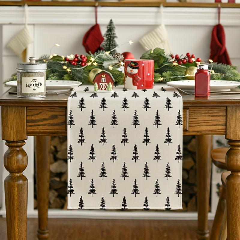 Simple Christmas Tree Table Ru - Christmas Table Runner recensie en prijs