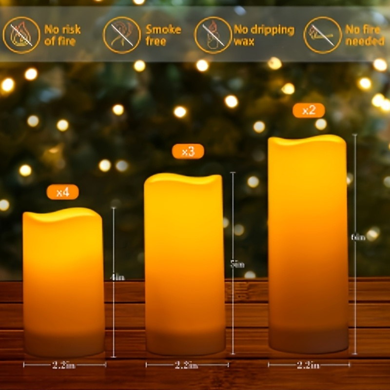 72-Piece Flameless Flickering  - Holiday Candle Set recensie en prijs