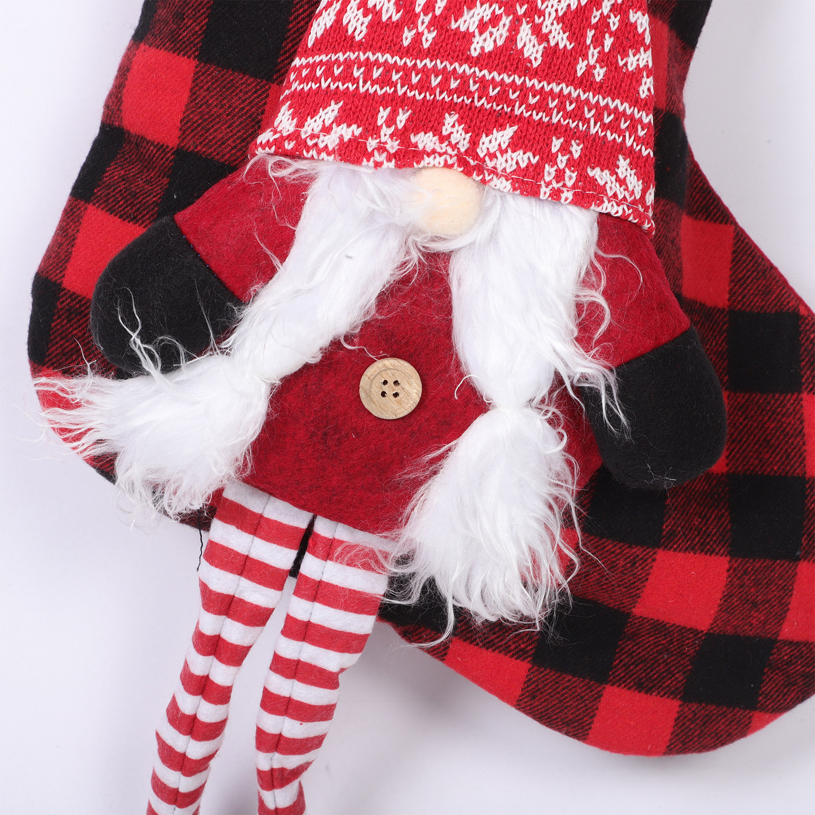 Plaid Christmas Stockings with - Christmas Stocking Hanging recensie en prijs