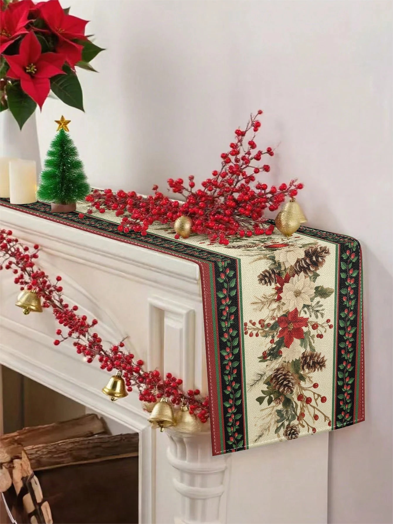 1pc Festive Christmas Table Ru - Christmas Table Runner recensie en prijs