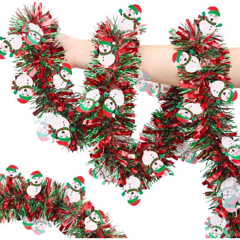 2M Red Green Christmas Tinsel  - Tinsel Garland Decoration recensie en prijs