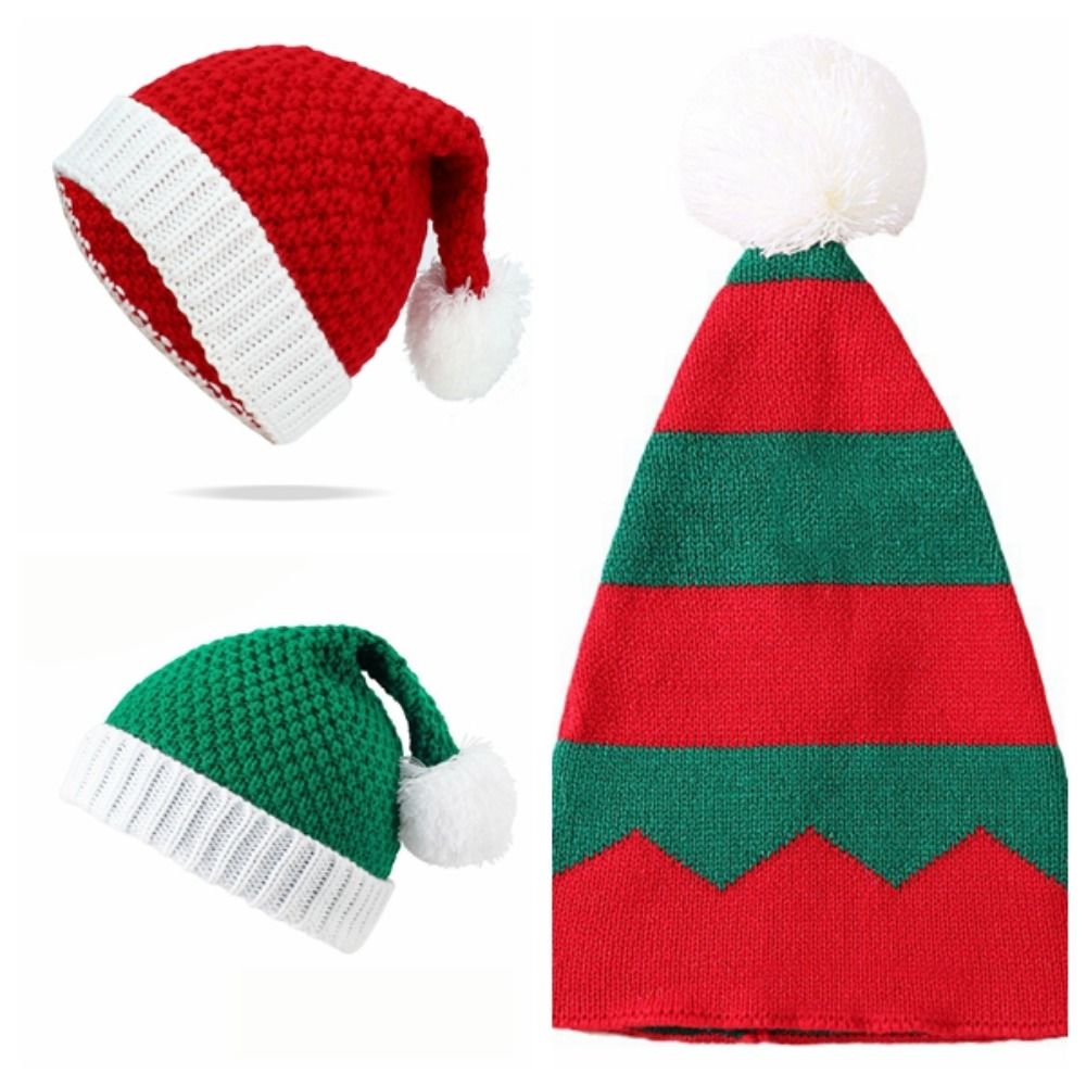 Outdoor Strip Knitted Christma - Santa Hat Plush recensie en prijs