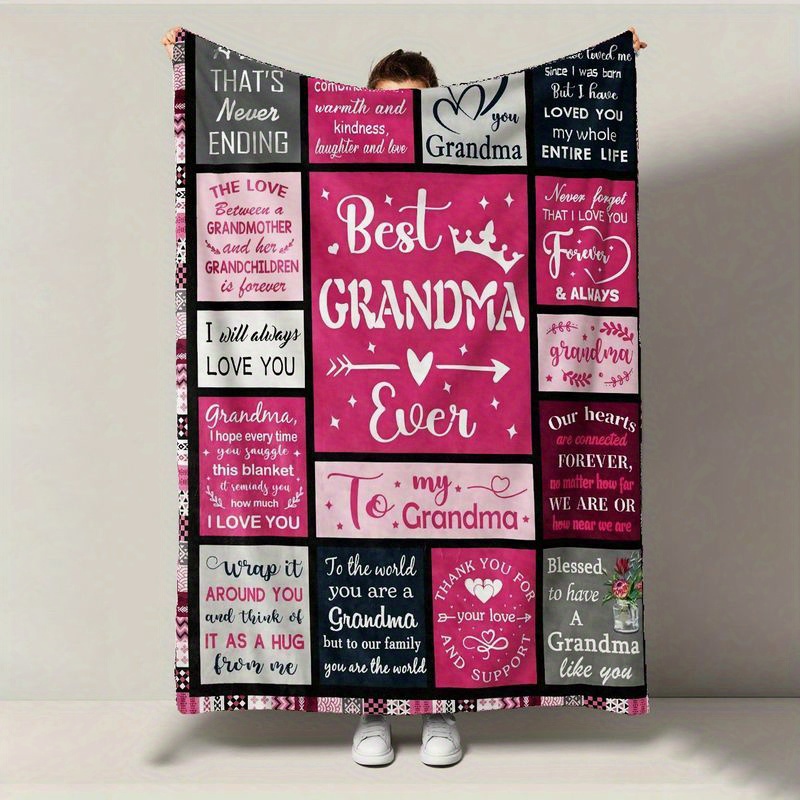 Top Pick Best Grandma Ever Fle - Christmas Throw Blanket recensie en prijs