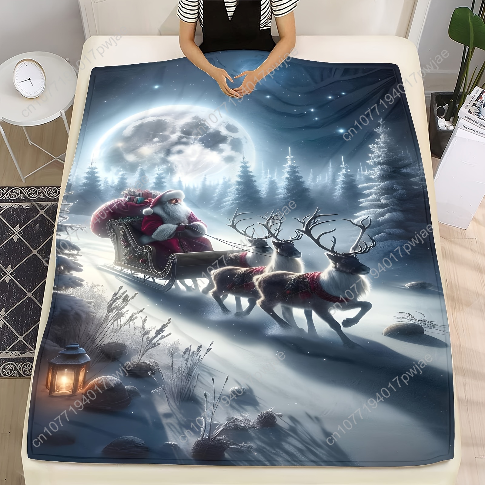 [All-Season Soft Flannel Throw - Christmas Throw Blanket recensie en prijs