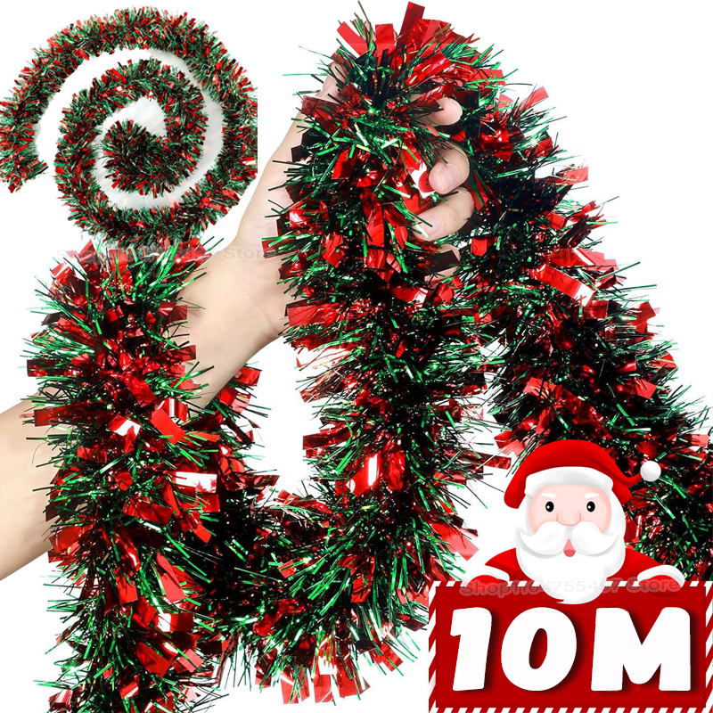 2/10M Christmas Tinsel Garland - Tinsel Garland Decoration recensie en prijs