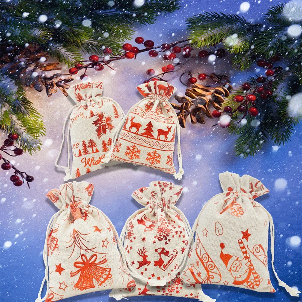 Runtowo 24pcs Linen Christmas  - Advent Calendar Gift recensie en prijs