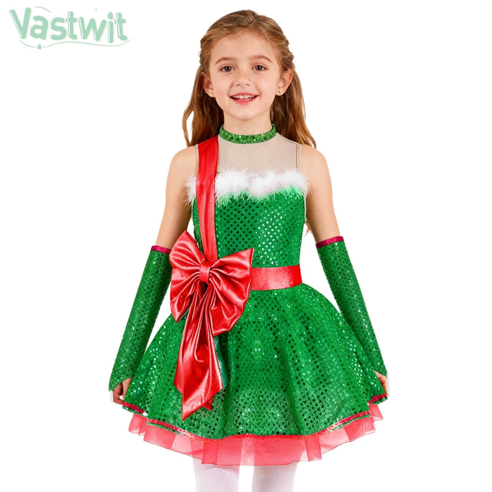 Teen Girls Christmas Sleeveles - Elf Costume Christmas recensie en prijs