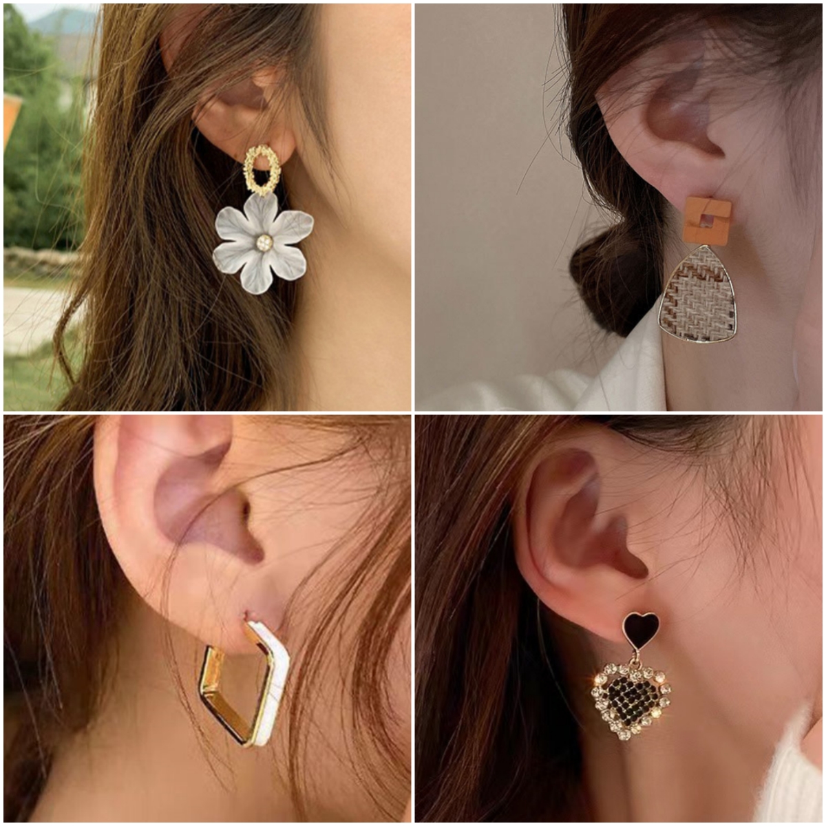 Drop Earrings for Women White  - Ribbon Bow Gift recensie en prijs