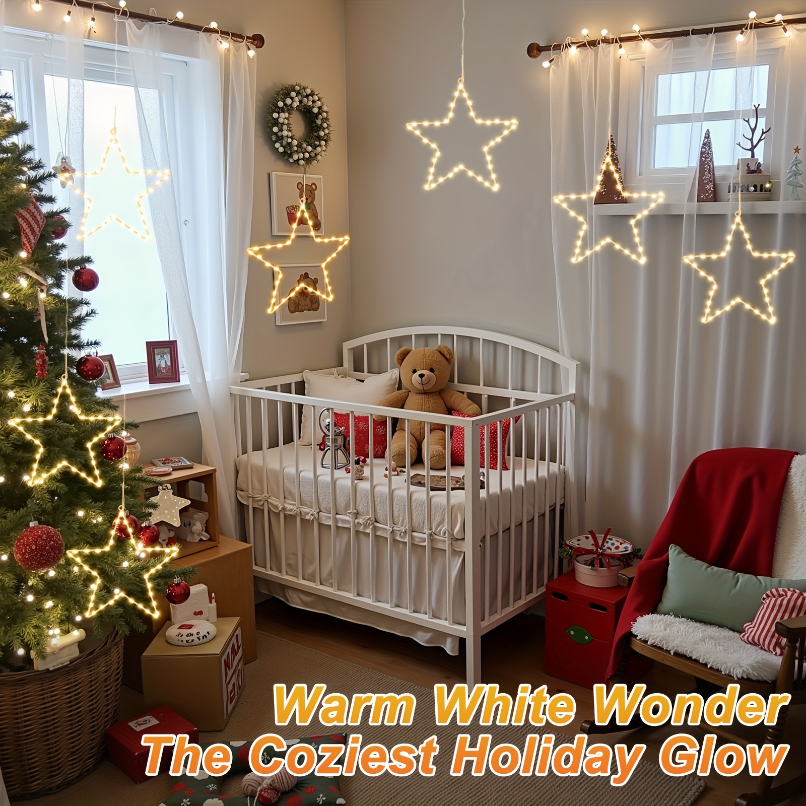 6/3pcs Battery Operated Hangin - Christmas Lights Outdoor recensie en prijs