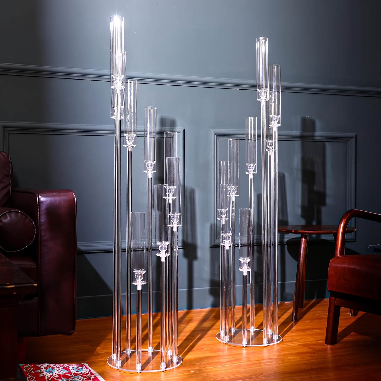 2 Set 8-Arm Clear Acrylic Cand - Holiday Candle Set recensie en prijs
