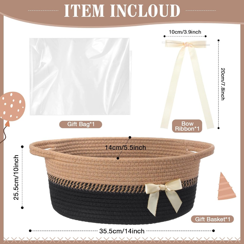 Woven Basket for Gift Empty wi - Gift Box Wrap Set recensie en prijs