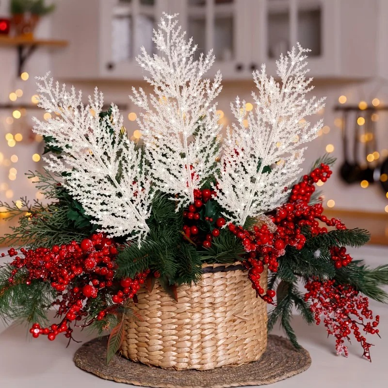 24pcs Christmas Artificial Pin - Christmas Wreath Fake recensie en prijs