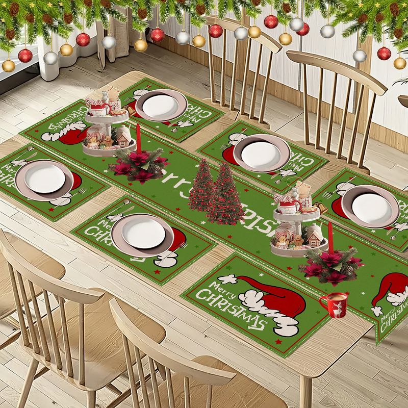 VIKAMA Cute Cartoon Christmas  - Christmas Table Runner recensie en prijs