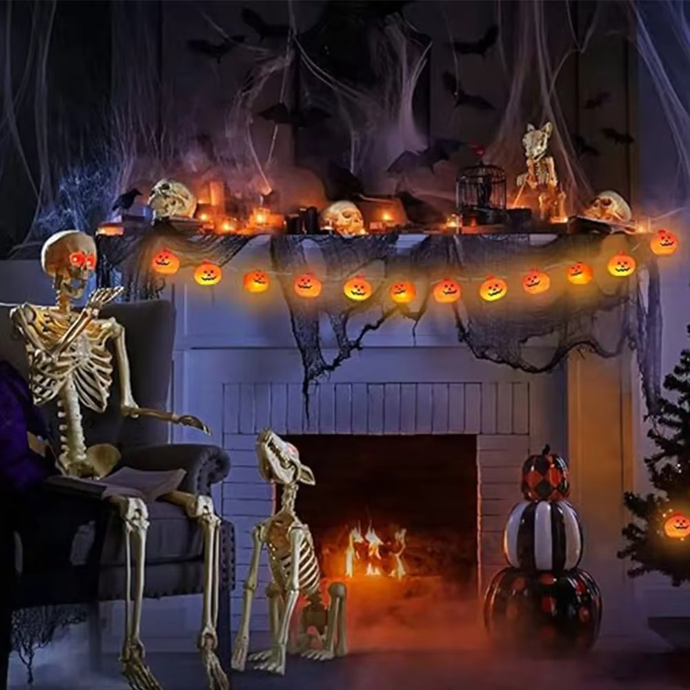 Battery 3D Pumpkin LED String  - Led Fairy String Lights recensie en prijs