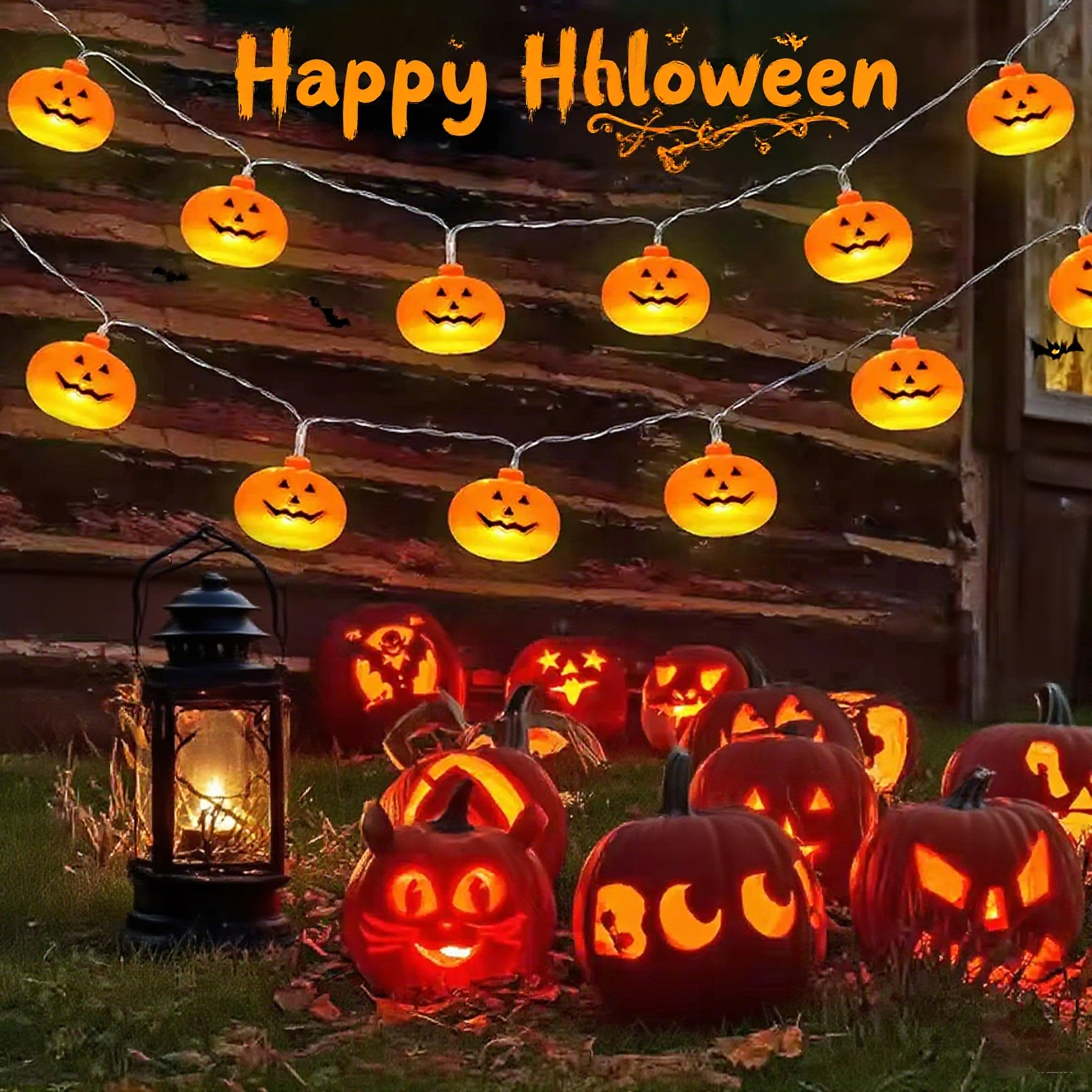 Battery 3D Pumpkin LED String  - Led Fairy String Lights recensie en prijs