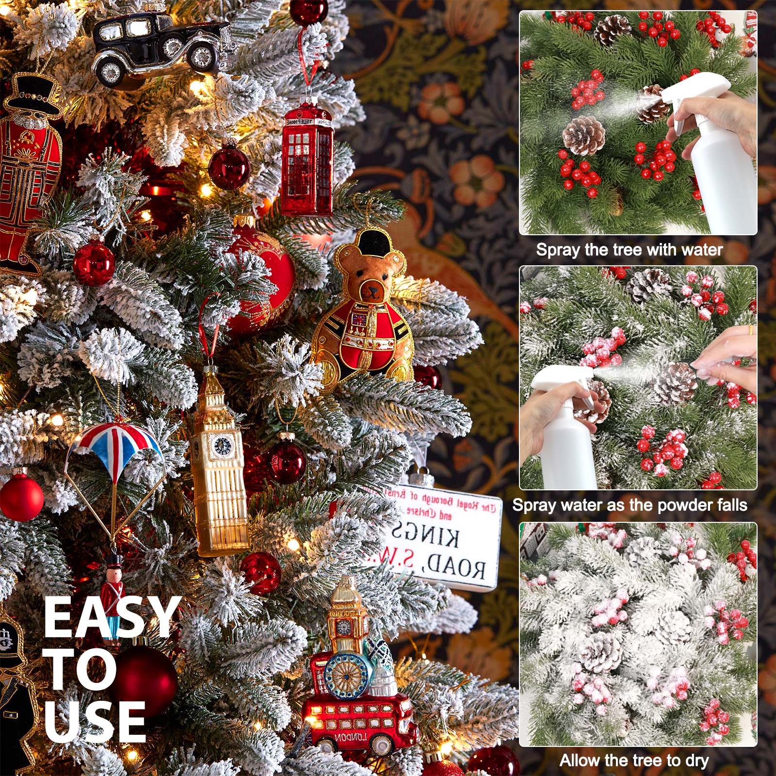 Artificial Fake Snow Flocking  - Christmas Wreath Fake recensie en prijs