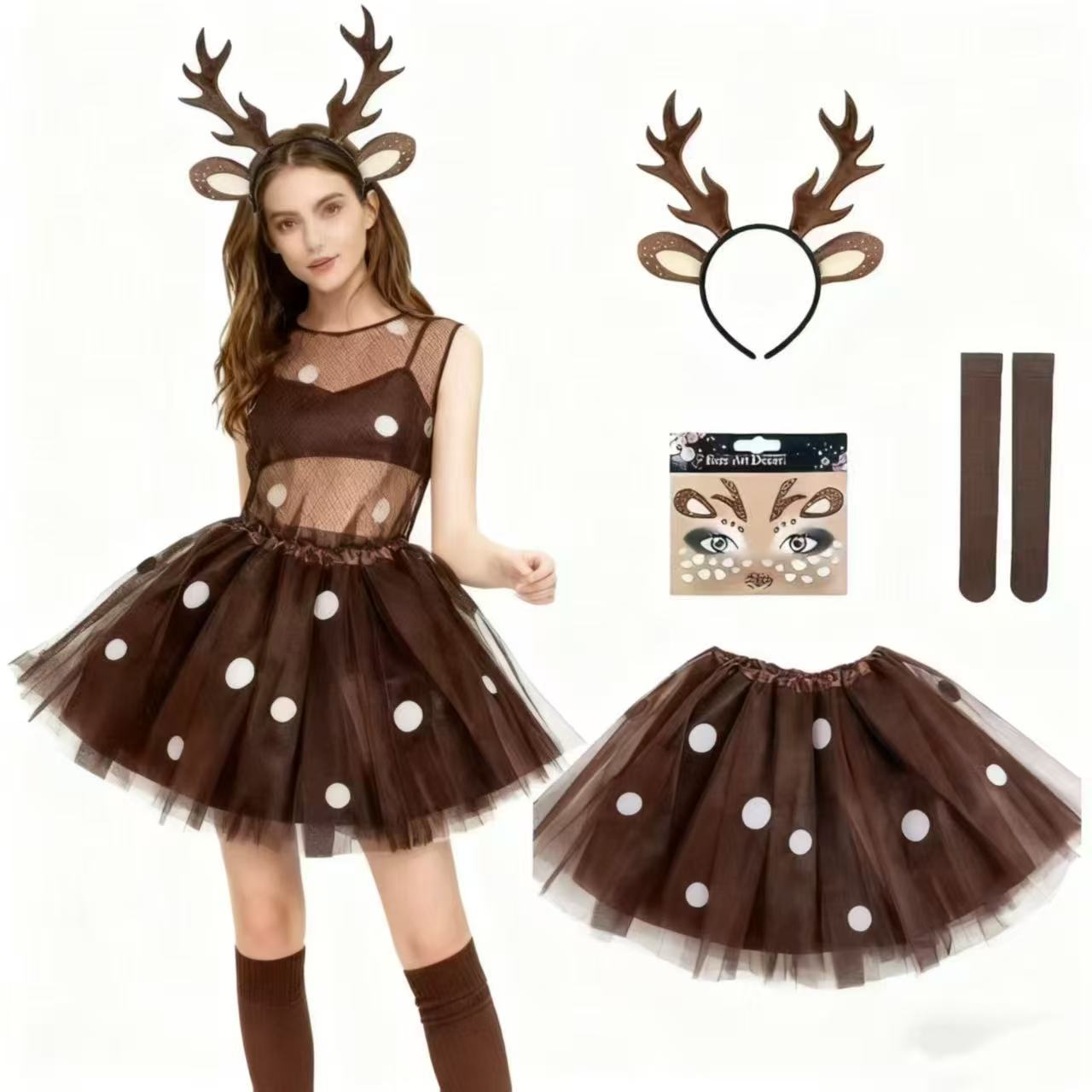 Reindeer Costume Set Antler He - Reindeer Antlers Headband recensie en prijs