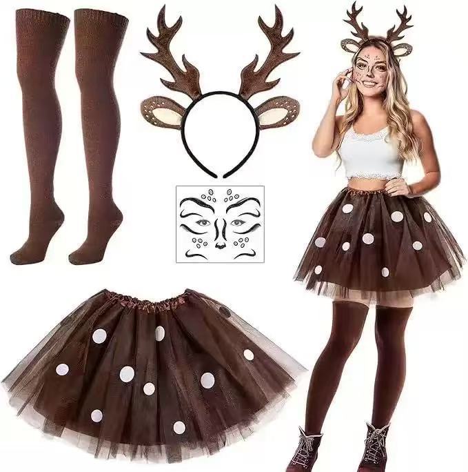 Reindeer Costume Set Antler He - Reindeer Antlers Headband recensie en prijs