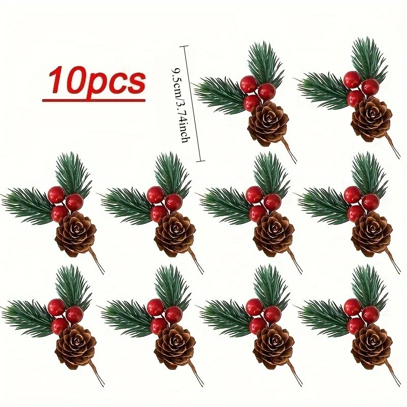10pcs Set of Artificial Pine C - Christmas Tree Artificial recensie en prijs