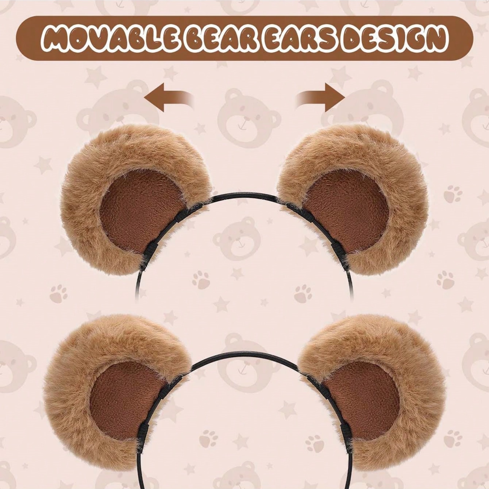 1pc Valentine's Day Brown Bear - Reindeer Antlers Headband recensie en prijs