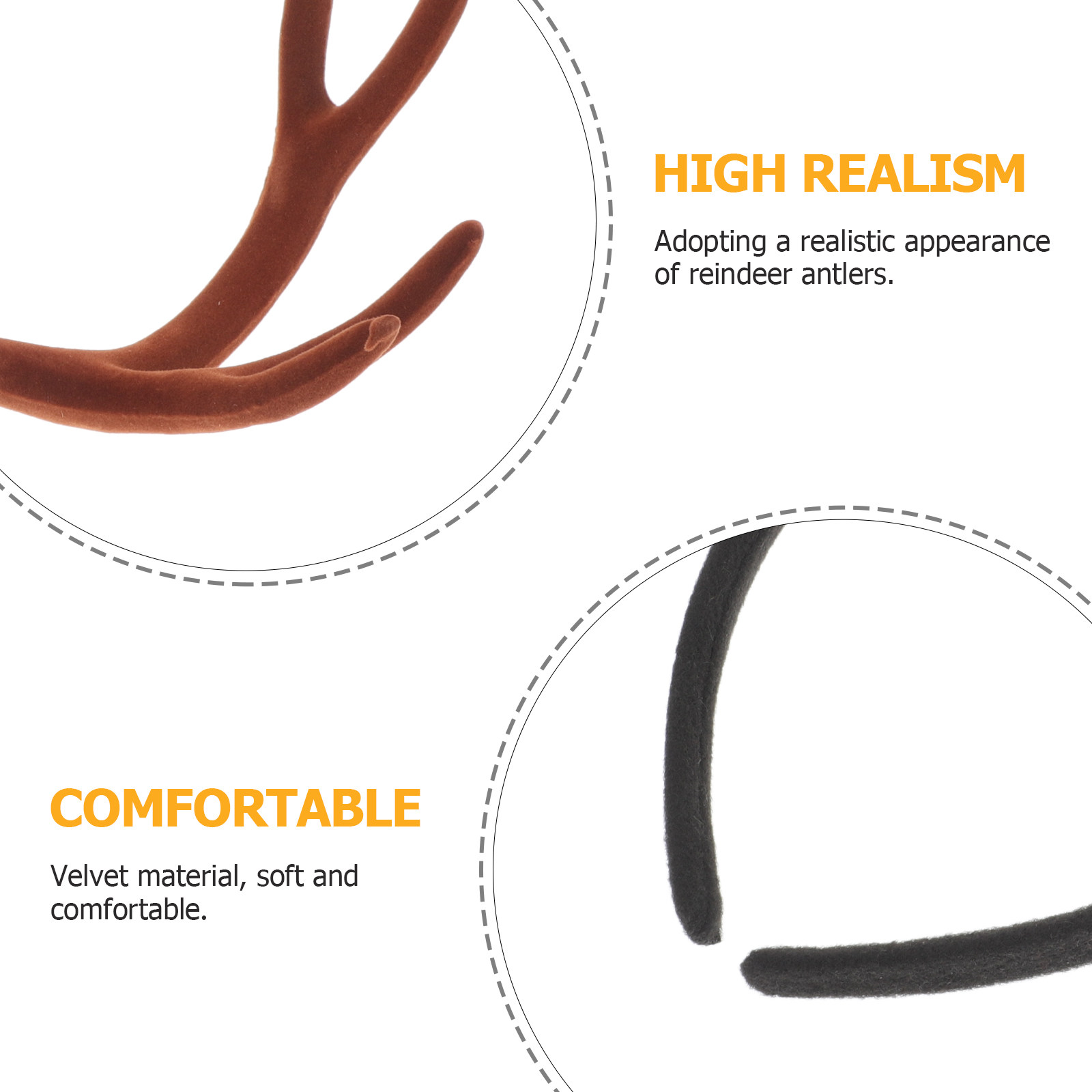 Realistic Reindeer Antlers Hea - Reindeer Antlers Headband recensie en prijs