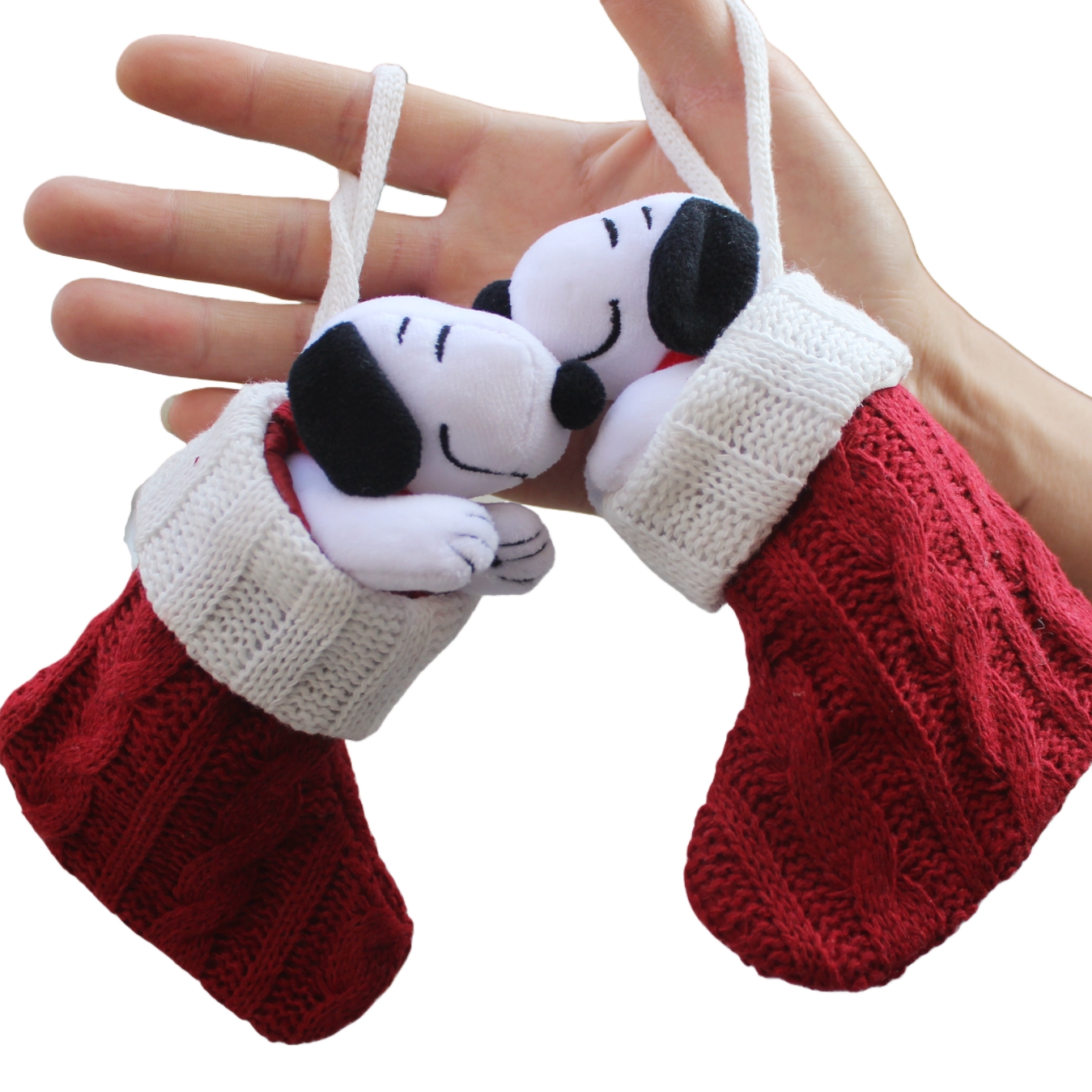 6piece 15CM Peanuts Christmas  - Christmas Stocking Hanging recensie en prijs