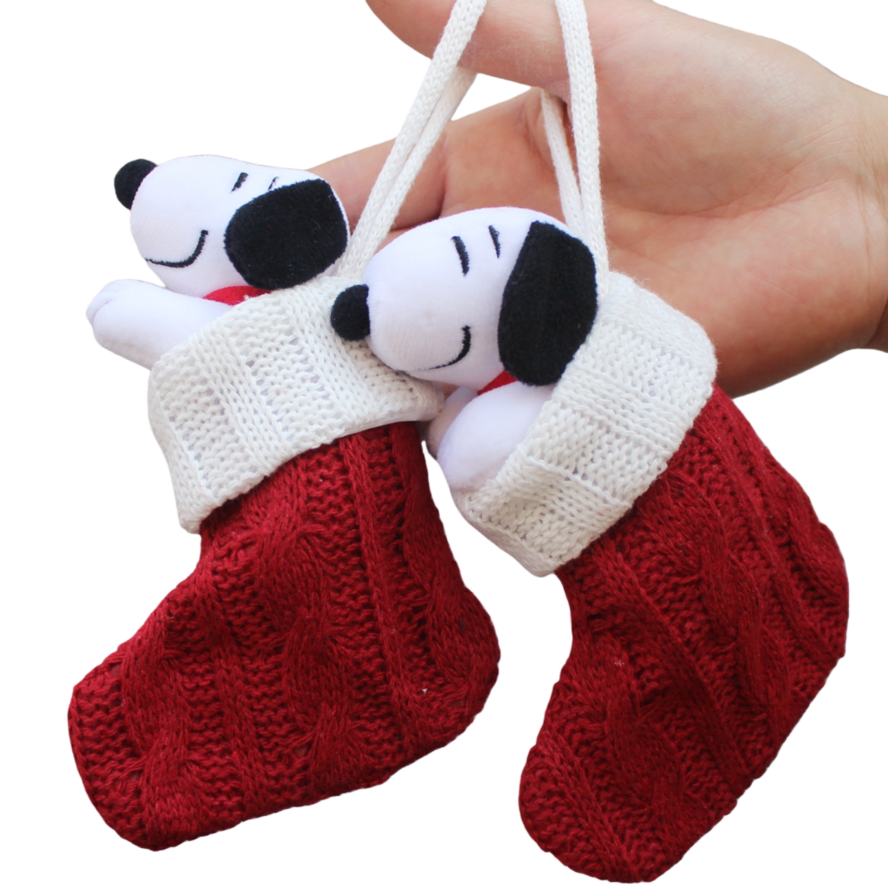 6piece 15CM Peanuts Christmas  - Christmas Stocking Hanging recensie en prijs