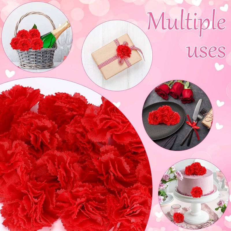 10/20Pcs Rose Artificial Flowe - Christmas Wreath Fake recensie en prijs