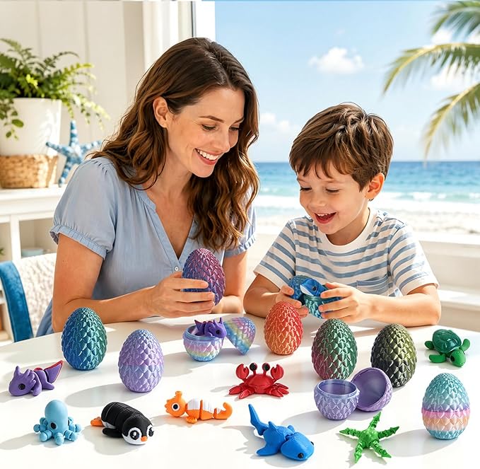 24pcs 3D Printed Surprise Egg  - Advent Calendar Gift recensie en prijs
