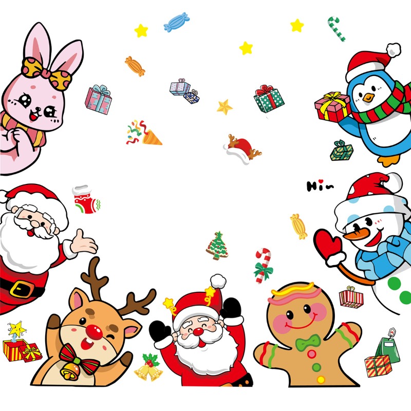 2025 Christmas Decorative Glas - Snowflake Window Decal recensie en prijs